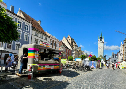Der Food-Trailer von Der Hermannsberg in der Altstadt